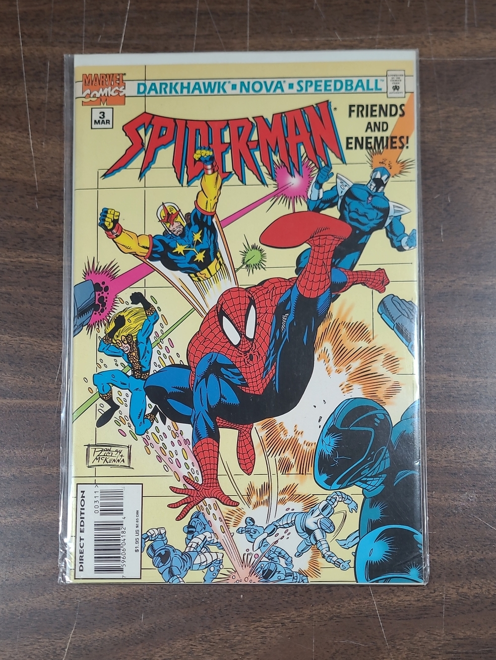 Marvel Spider-Man Comic Book #3 March 1994